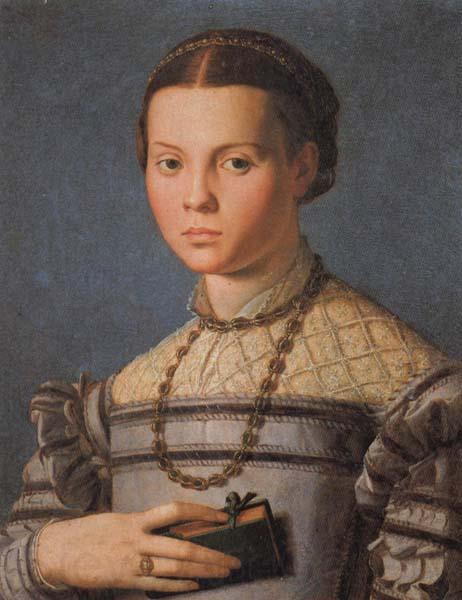 Agnolo Bronzino Portrait of a Little Gril with a Book Norge oil painting art
